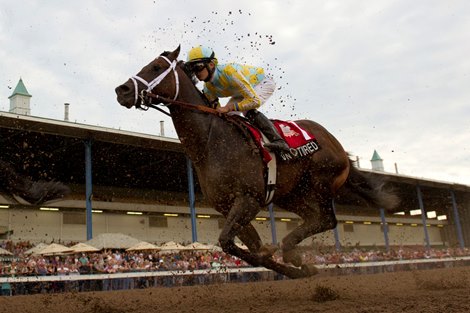 Uncaptured under Jockey Miguel Mena capture the $500,000 Prince of Wales Stakes at Fort Erie Racetrack in Ontario. Uncaptured under Jockey Miguel Mena capture the $500,000 Prince of Wales Stakes at Fort Erie Racetrack in Ontario.