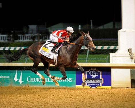 Fort Larned with Brian Hernandez Jr. up win the Stephen Foster Handicap (gr. I) at Churchill Downs. Fort Larned with Brian Hernandez Jr. up win the Stephen Foster Handicap (gr. I) at Churchill Downs.