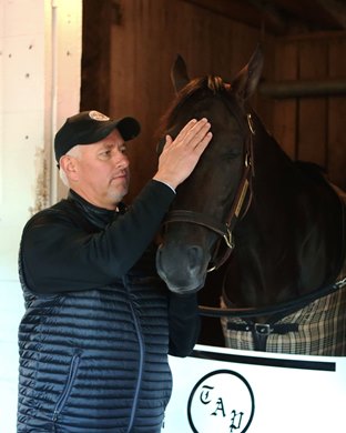 Todd Pletcher and Always Dreaming, 2017 Kentucky Derby Todd Pletcher and Always Dreaming, 2017 Kentucky Derby