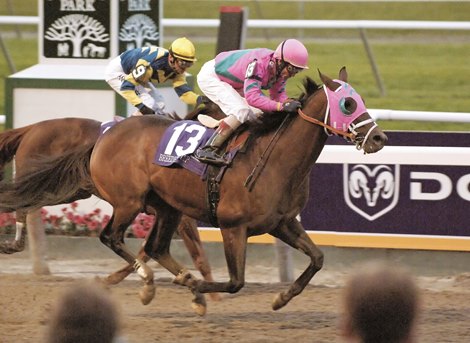 Saint Liam wins the 2005 Breeders' Cup Classic. Saint Liam wins the 2005 Breeders' Cup Classic.