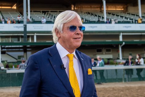 Bob Baffert after Authentic with John Velazquez wins the Kentucky Derby (G1) at Churchill Downs, Louisville, KY on September 5, 2020. Bob Baffert after Authentic with John Velazquez wins the Kentucky Derby (G1) at Churchill Downs, Louisville, KY on September 5, 2020.