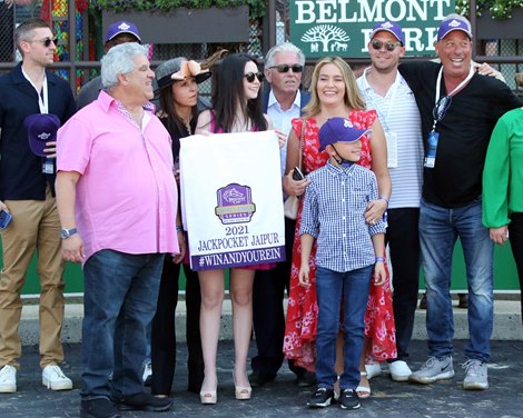 Casa Creed with Junior Alvarado win the 38th Running of the Jaipur (GI) at Belmont Park on June 5, 2021 Casa Creed with Junior Alvarado win the 38th Running of the Jaipur (GI) at Belmont Park on June 5, 2021