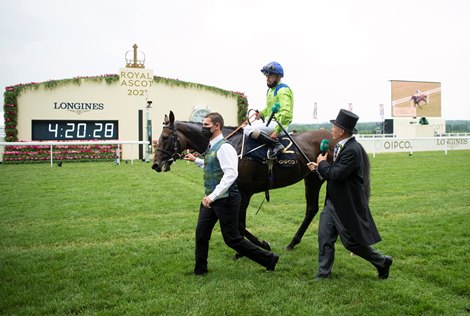 Subjectivist (GB) (Joe Fanning) wins the Gold Cup<br><br />
Ascot 17.6.21 Pic: Edward Whitaker/Racing Post Subjectivist (GB) (Joe Fanning) wins the Gold Cup<br><br />
Ascot 17.6.21 Pic: Edward Whitaker/Racing Post