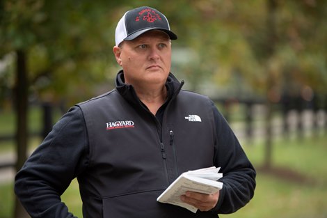 Tommy Wente at the 2021 Fasig-Tipton Kentucky October Yearling Sale Tommy Wente at the 2021 Fasig-Tipton Kentucky October Yearling Sale