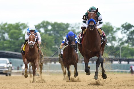 Flightline wins the 2022 Metropolitan Handicap at Belmont Park Flightline wins the 2022 Metropolitan Handicap at Belmont Park