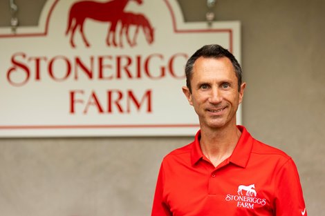 Martin Keogh at Stoneriggs Consignment at the Fasig-Tipton July Sale