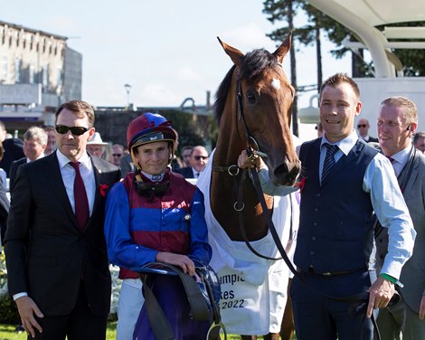 Luxembourg and connections after winning the Royal Bahrain Irish Champions Stakes at Leopardstown on September 10th, 2022. Luxembourg and connections after winning the Royal Bahrain Irish Champions Stakes at Leopardstown on September 10th, 2022.