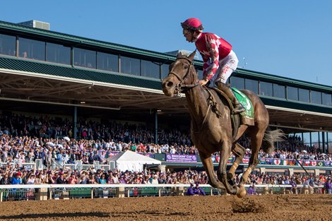 Wonder Wheel with Tyler Gaffalione wins the Juvenile Fillies (G1) at Keeneland in Lexington, KY on November 4, 2022. Wonder Wheel with Tyler Gaffalione wins the Juvenile Fillies (G1) at Keeneland in Lexington, KY on November 4, 2022.