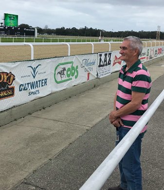 Vernon Bush at Tampa Bay Downs Vernon Bush at Tampa Bay Downs