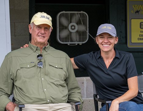 (L-R): Arthur and Lynn Hancock with Stone Farm<br>
Keeneland sales scenes on Sept. 8, 2023. (L-R): Arthur and Lynn Hancock with Stone Farm<br>
Keeneland sales scenes on Sept. 8, 2023.