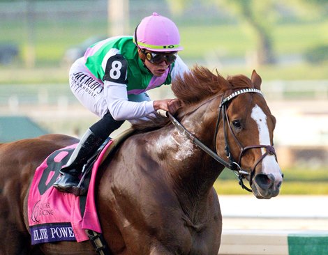 Elite Power with Irad Ortiz, Jr. wins the Sprint (G1) at Santa Anita in Arcadia, CA on November 4, 2023. Elite Power with Irad Ortiz, Jr. wins the Sprint (G1) at Santa Anita in Arcadia, CA on November 4, 2023.