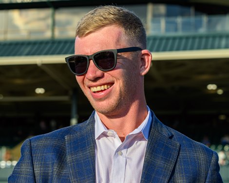 Trainer Will Walden Minaret Station with Cristian Torres wins the Castle & Key Bourbon (G2) at Keeneland in Lexington, Ky. on October 6, 2024. Trainer Will Walden Minaret Station with Cristian Torres wins the Castle & Key Bourbon (G2) at Keeneland in Lexington, Ky. on October 6, 2024.