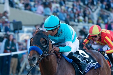 Citizen Bull and Martin Garcia wins the Juvenile (G1) at Del Mar Racetrack in Del Mar; CA on November 1; 2024. Citizen Bull and Martin Garcia wins the Juvenile (G1) at Del Mar Racetrack in Del Mar; CA on November 1; 2024.