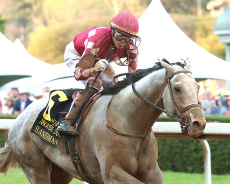 Sandman wins the 2025 Arkansas Derby at Oaklawn Park Sandman wins the 2025 Arkansas Derby at Oaklawn Park