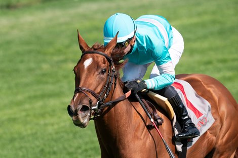 Al Jafara and Flavien Prat win an allowance race, Keeneland Racetrack, Lexington, KY, April 12, 2025, Mathea Kelley-Bloodhorse Al Jafara and Flavien Prat win an allowance race, Keeneland Racetrack, Lexington, KY, April 12, 2025, Mathea Kelley-Bloodhorse
