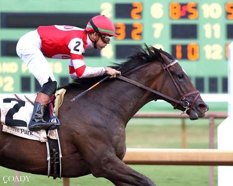 Sturgeon Moon wins the 2025 Audubon Oaks at Ellis Park Sturgeon Moon wins the 2025 Audubon Oaks at Ellis Park