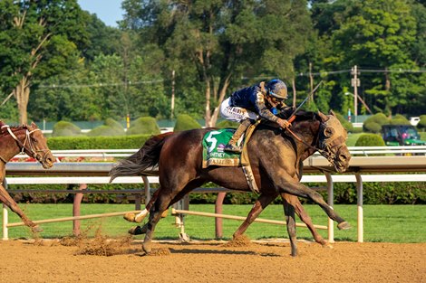 Sierra Leone and Flavien Prat win the G1 Whitney Stakes, Saratoga Racecourse, Saratoga Springs, NY, August 2, 2025, Javier Molina Sierra Leone and Flavien Prat win the G1 Whitney Stakes, Saratoga Racecourse, Saratoga Springs, NY, August 2, 2025, Javier Molina
