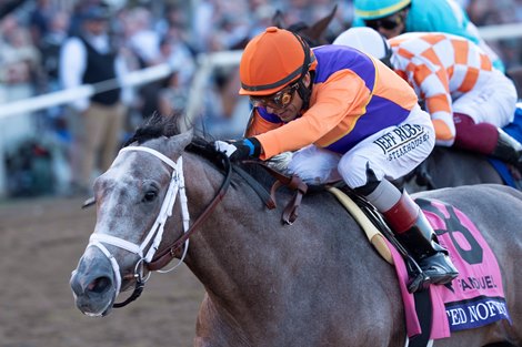 Ted Noffey and John Velazquez win The 42nd Running of FanDuel Breeders’ Cup Juvenile (Grade I) Presented by Thoroughbred Aftercare Alliance Ted Noffey and John Velazquez win The 42nd Running of FanDuel Breeders’ Cup Juvenile (Grade I) Presented by Thoroughbred Aftercare Alliance