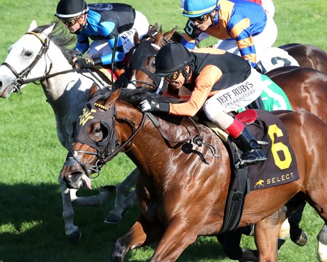 Schwarzenegger wins the 2025 Indian Summer Stakes at Keeneland Schwarzenegger wins the 2025 Indian Summer Stakes at Keeneland
