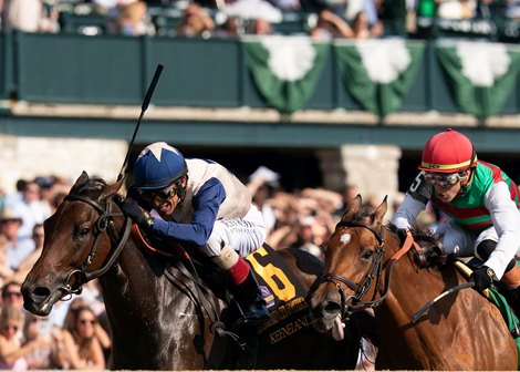 Praying and John Velazquez win G2 Thoroughbred Club of America Stakes, Keeneland Racetrack, Lexington, KY, 10-4-25, Mathea Kelley-Bloodhorse Praying and John Velazquez win G2 Thoroughbred Club of America Stakes, Keeneland Racetrack, Lexington, KY, 10-4-25, Mathea Kelley-Bloodhorse