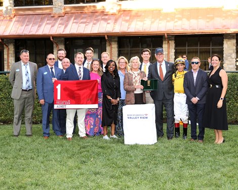 Admit wins the 2025 Valley View Stakes at Keeneland Admit wins the 2025 Valley View Stakes at Keeneland