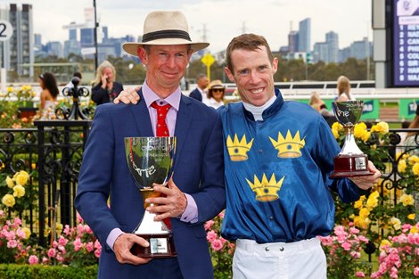 Winner of the G1 VRC Oaks Stks was Strictly Business ridden by John Allen and trained by Thomas Carberry Winner of the G1 VRC Oaks Stks was Strictly Business ridden by John Allen and trained by Thomas Carberry
