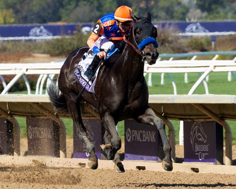 Splendora with Flavien Prat wins the Filly & Mare Sprint (G1) at Del Mar Racetrack in Del Mar, CA on November 1, 2025. Splendora with Flavien Prat wins the Filly & Mare Sprint (G1) at Del Mar Racetrack in Del Mar, CA on November 1, 2025.