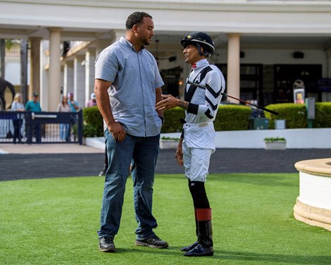 Nick Tomlinson at Gulfstream Park Nick Tomlinson at Gulfstream Park