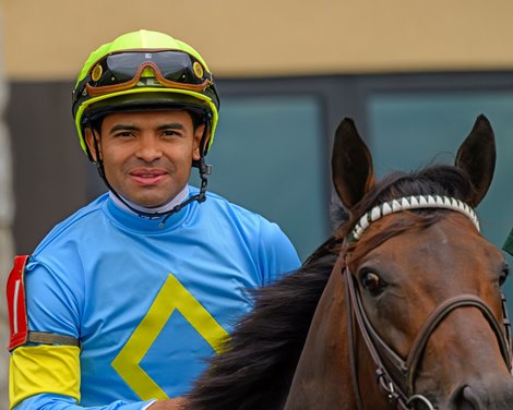 Luis Saez on Stars and Stripes in the parade wins the Ben Ali (G3) at Keeneland on April 18, 2026. Luis Saez on Stars and Stripes in the parade wins the Ben Ali (G3) at Keeneland on April 18, 2026.