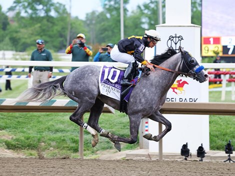 Napoleon Solo #10 with Paco Lopez riding won the $2,000,000 Grade I Preakness Stakes at Laurel Racecourse on Saturday May 16, 2026. Photo By Bill Denver/EQUI-PHOTO Napoleon Solo #10 with Paco Lopez riding won the $2,000,000 Grade I Preakness Stakes at Laurel Racecourse on Saturday May 16, 2026. Photo By Bill Denver/EQUI-PHOTO