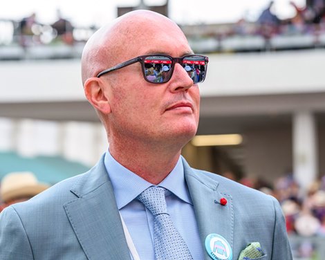 Tom Ryan at Churchill Downs, Louisville, KY on May 2, 2026 Tom Ryan at Churchill Downs, Louisville, KY on May 2, 2026