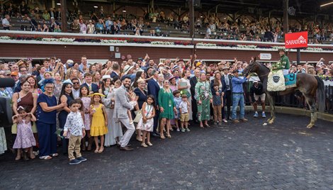 Golden Tempo with Jose Ortiz wins the Belmont S. Presented by NYRA Bets (G1) at Saratoga in Saratoga Springs, N.Y., on June 6, 2026. Golden Tempo with Jose Ortiz wins the Belmont S. Presented by NYRA Bets (G1) at Saratoga in Saratoga Springs, N.Y., on June 6, 2026.