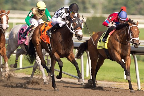 Jockey Sahin Civaci guides Ghost Me to victory in the 2026 My Dear Stakes at Woodbine Racetrack Jockey Sahin Civaci guides Ghost Me to victory in the 2026 My Dear Stakes at Woodbine Racetrack