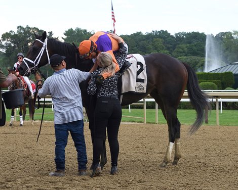 Local Knowledge wins the 2026 Amsterdam Stakes at Saratoga Race Course Local Knowledge wins the 2026 Amsterdam Stakes at Saratoga Race Course