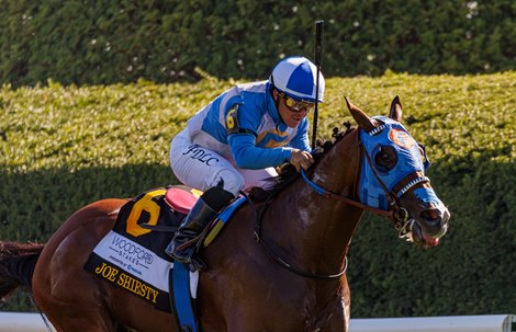 Joe Shiesty wins the 2026 Woodford Stakes at Keeneland Joe Shiesty wins the 2026 Woodford Stakes at Keeneland