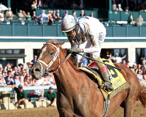 American History wins the 2026 Breeders' Futurity at Keeneland American History wins the 2026 Breeders' Futurity at Keeneland