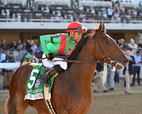 U. S. S. Valor wins the 2026 Champagne Stakes at Belmont Park U. S. S. Valor wins the 2026 Champagne Stakes at Belmont Park