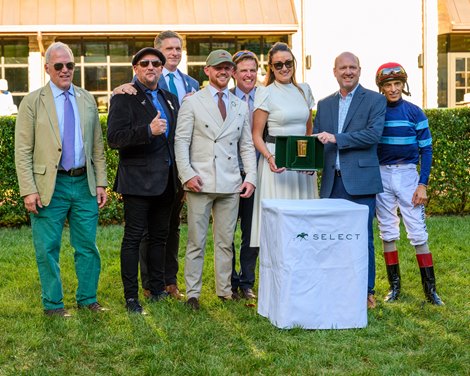 Adonius with John Velazquez up wins the Indian Summer (G3T) at Keeneland<br>
in Lexington, Ky. on Oct. 3, 2026. Adonius with John Velazquez up wins the Indian Summer (G3T) at Keeneland<br>
in Lexington, Ky. on Oct. 3, 2026.