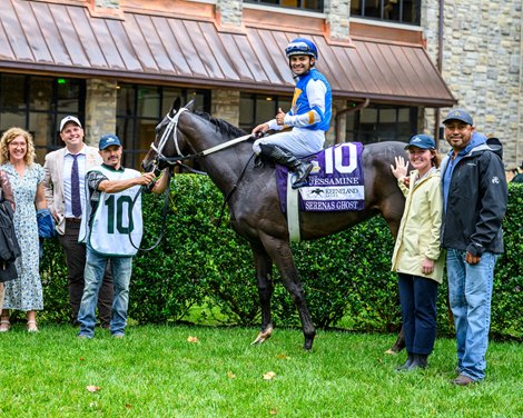 Serenas Ghost with Luis Saez wins the Jessamine (G2T) at Keeneland in Lexington, Ky. on Oct. 2, 2026 Serenas Ghost with Luis Saez wins the Jessamine (G2T) at Keeneland in Lexington, Ky. on Oct. 2, 2026