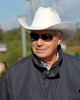Caption:  D. Wayne Lukas Breeders' Cup horses and connections at Santa Anita near Acadia, California, preparing for Breeders' Cup raceways on Nov. 1 and Nov. 2, 2013. BCWorks1Jpegs_10_29_13 image669 Photo by Anne M. Eberhardt