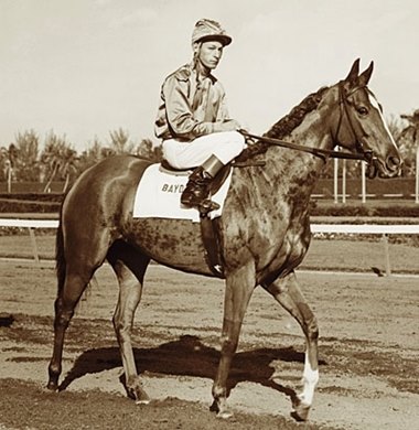 Bayou was Champion 3-year old filly of 1957.  She made 17 starts as a 3-year old, winning the Acorn, Gazelle, Maskette, and Delaware Oaks.