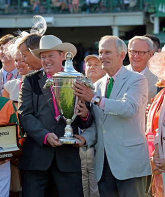 It was the third Kentucky Oaks victory for Brereton Jones, owner of Airdrie Stud in Central Kentucky. He previously won with Proud Spell in 2008 and Believe You Can in 2012. "It never gets old," Jones said of winning the Oaks again. "The good Lord has blessed us. All I can say is thank you to everyone who made this possible."