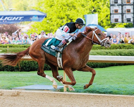 DANZA wins the Arkansas Derby- Seventy Eighth Running - Grade I Oaklawn Park    Hot Springs, Arkansas April 12, 2014 Purse $1,000,000 1-1/8 Miles  1:49.68 Eclipse Thoroughbred Partners, Owner Todd A. Pletcher, Trainer Joe Bravo, Jockey Ride On Curlin (2nd) Bayern (3rd) $84.60 $28.40 $11.00 Order of Finish - 1, 4, 8, 3 Please Give Photo Credit To:  / Coady Photography