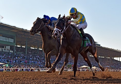 Classic Empire wins the 2016 Breeders' Cup Juvenile