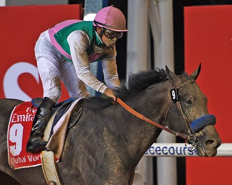 Arrogate wins the 2017 Dubai World Cup