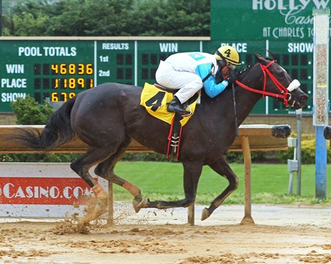 Mia Torri wins the 2017 Sugar Maple Stakes