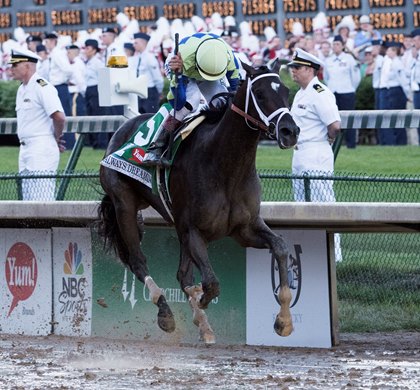 Always Dreaming wins the 2017 Kentucky Derby (G1)