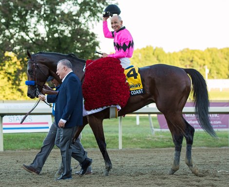 West Coast with Mike Smith up wins the Pennsylvania Derby(G.I) at Parx on September 23rd, 2017