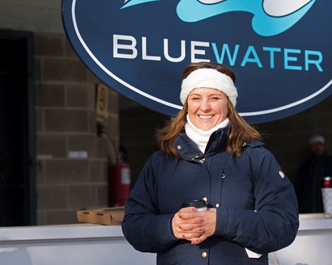 Meg Levy with Bluewater Sales<br><br />
Scenes and people at Keeneland January Sales 2018.<br><br />
Ky. Jan. 7, 2018  in , KY. 