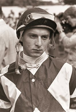 Jockey Ronnie Franklin at the 1979 Belmont, June 1979